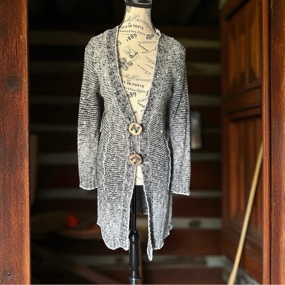 BCBGMaxAzria Long Line Duster Cardigan Sweater - Picture 1 of 8